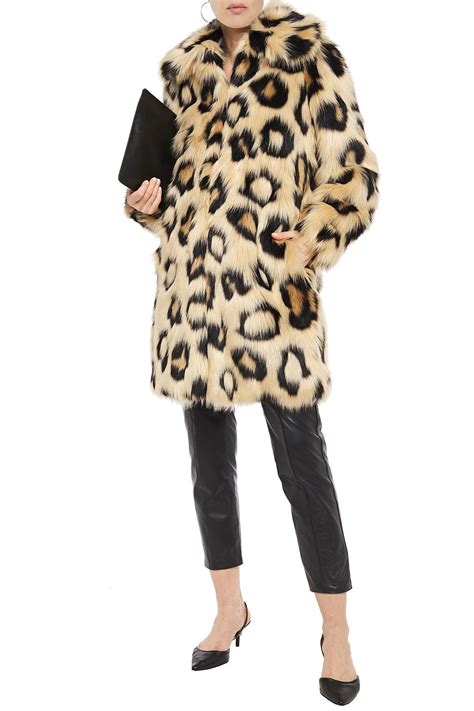 michael kors animal print coat